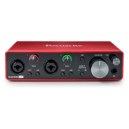 Typical Gamer’s audio interface: Focusrite Scarlett 2i2